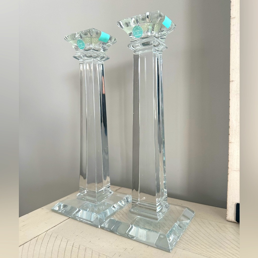 Tiffany & co Crystal Candle Stick Holder